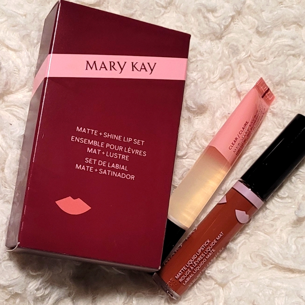 Mary Kay Matte +Shine Lip Set 💋 (Cinnamon)